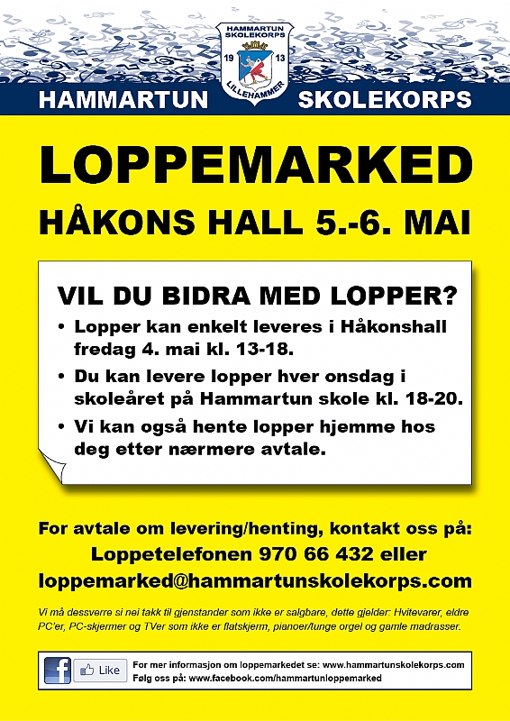 Loppemarked i Håkons Hall -Vårens vakreste eventyr